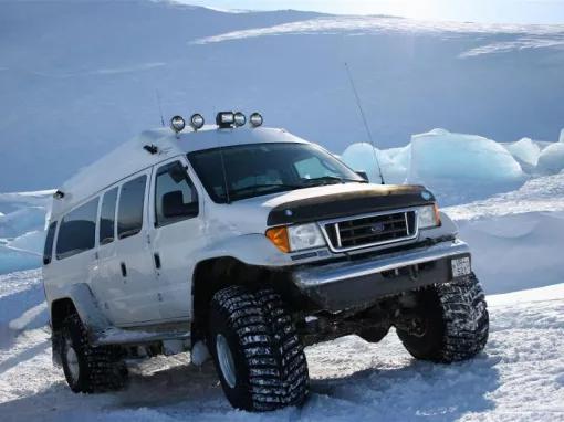 Golden Circle Super Jeep Tour with Snow Mobile Expedition