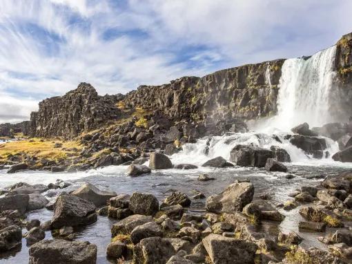 Golden Circle Super Jeep Tour with Snow Mobile Expedition