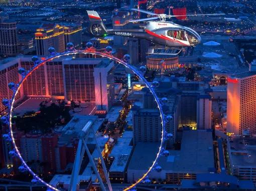 Las Vegas Strip Helicopter Night Flight