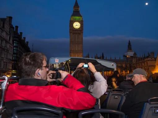 London by Night Open Top Bus Tour 