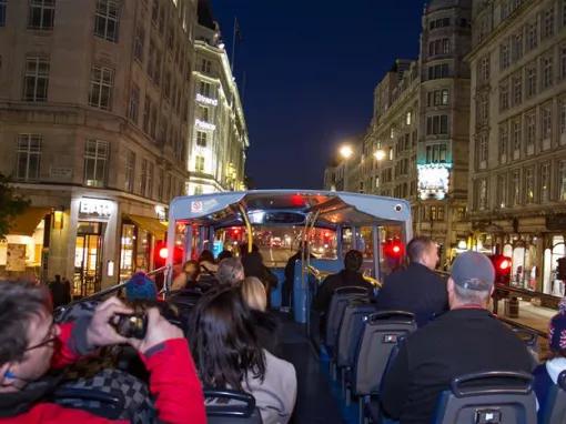 London by Night Open Top Bus Tour 