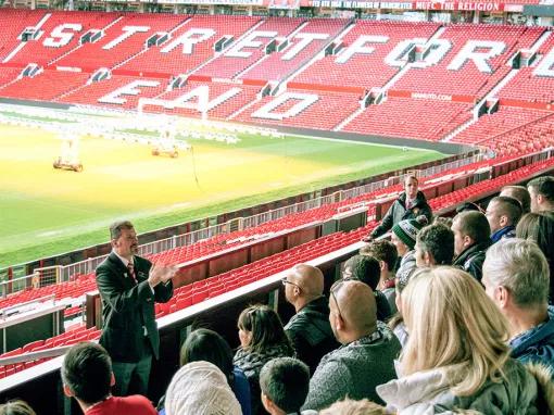 Manchester United Football Club Stadium Tour with Meal in the Red Café for Two - Experience Voucher