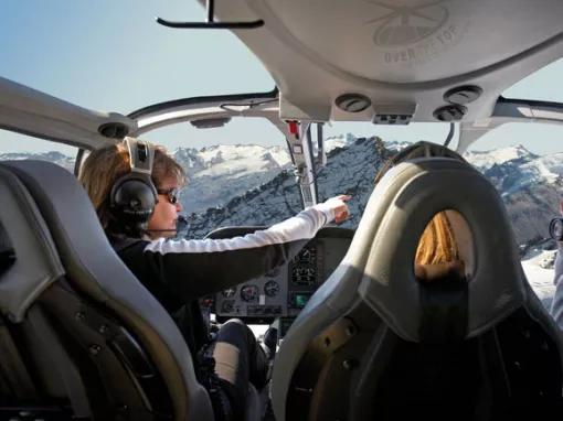 Champagne Picnic on a Peak Helicopter Flight