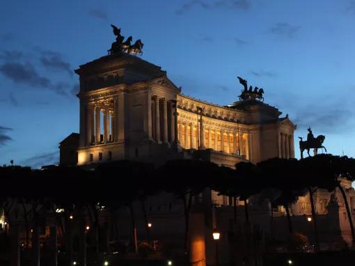 Illuminated Rome by Night