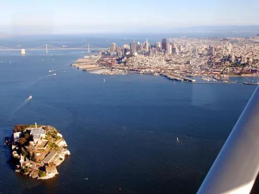 San Francisco Helicopter Tour with Sunset Dinner Cruise