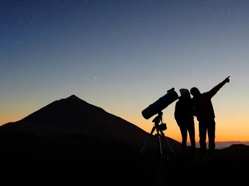 Sunset and Stars on Mount Teide 