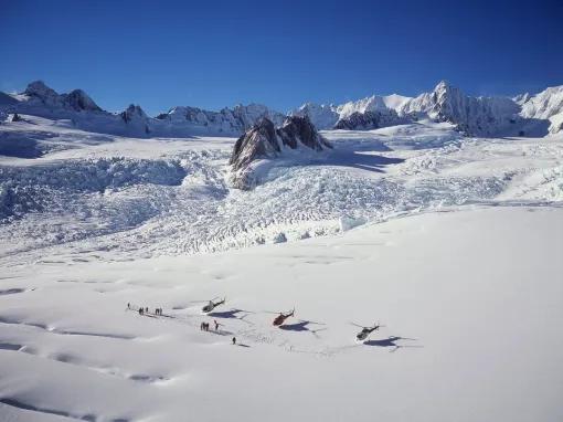 Twin Glacier Helicopter Flight from Franz Josef