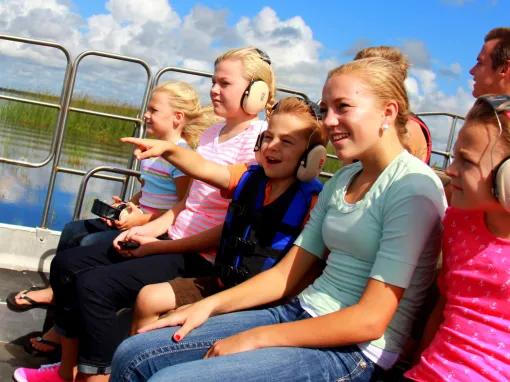 Airboat ride at Wild Florida Orlando