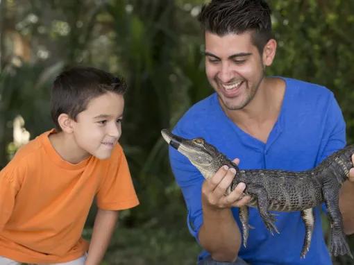 Animal encounters at Wild Florida Animal Park