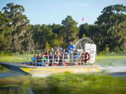 Airboat ride at Wild Florida Orlando