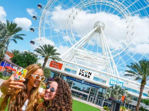 Selfie at the Wheel at ICON Park Orlando