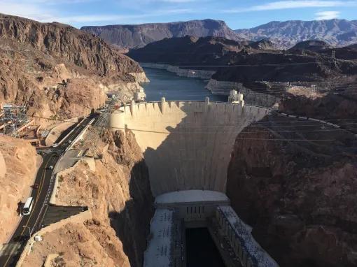 Aerial View of Hoover Dam