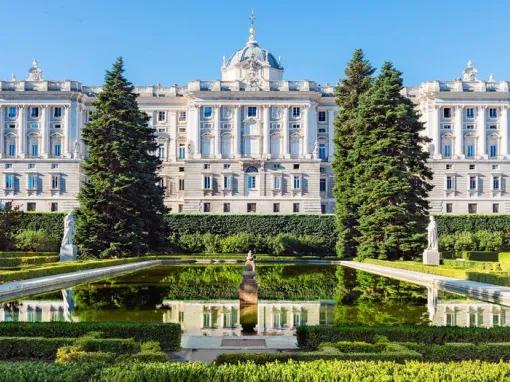 Gardens of Royal Palace in Madrid