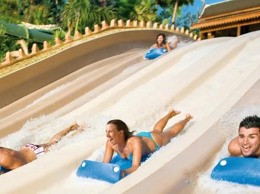 Naga Racer Water Slide at Siam Park in Tenerife