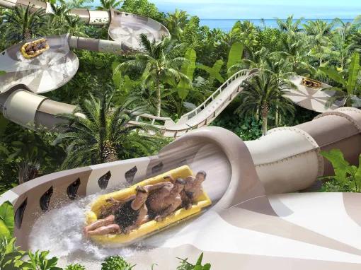 Singha water slide at Siam Park in Tenerife