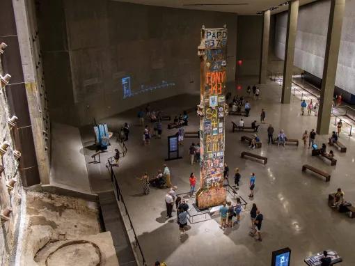 Slurry Wall at the 911 Memorial Museum in New York