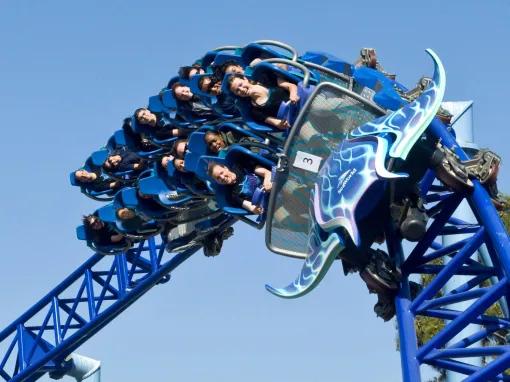 Manta Rollercoaster at SeaWorld California
