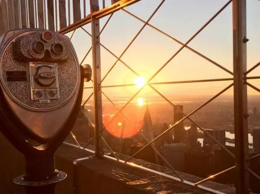 Experience sunrise from the top of the Empire State Building