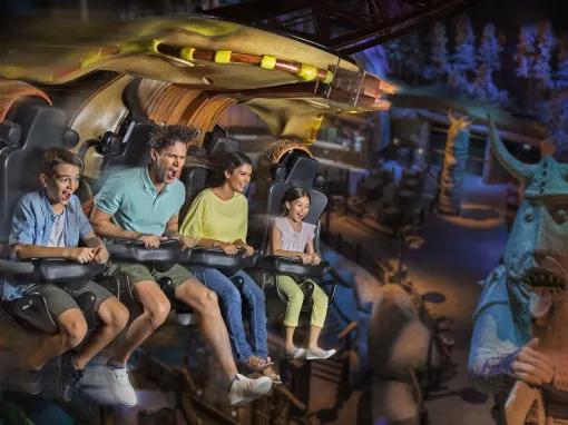 Dragon Gliders ride at MOTIONGATE Dubai