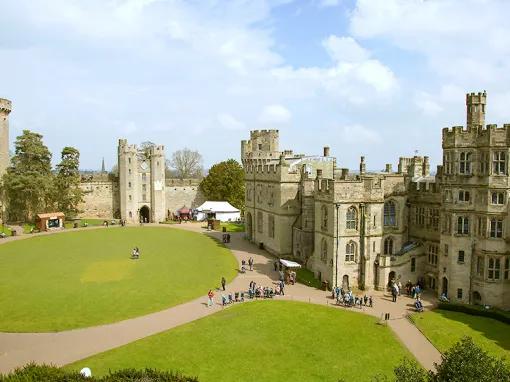Exterior of Warwick Castle