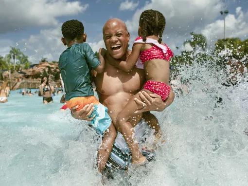 Guests in Surf Pool at Disney's Typhoon Lagoon