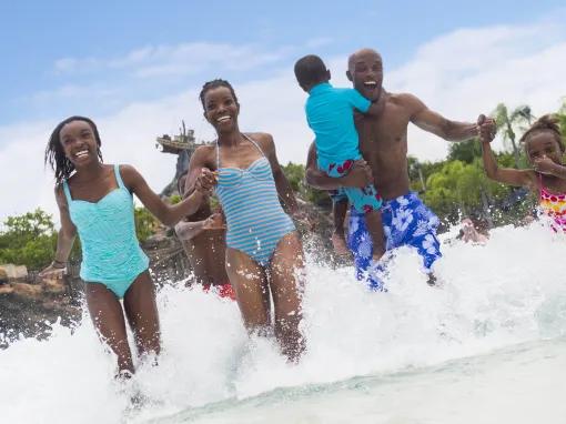 Guests in Surf Pool at Disney's Typhoon Lagoon