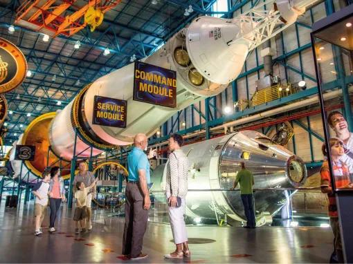 Apollo Saturn V Command and Service Module at Kennedy Space Center