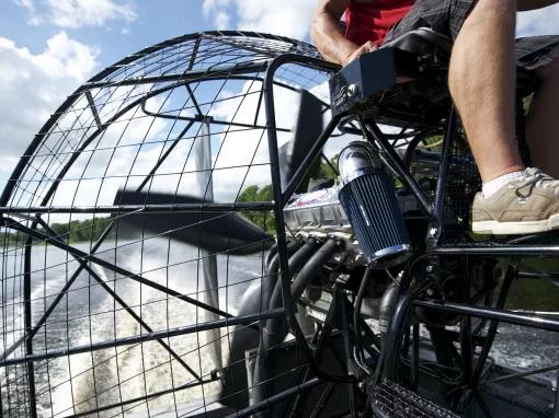 Airboat ride on the Withlacoochee River, Florida