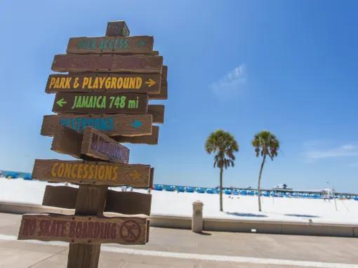 Clearwater Beach in Florida