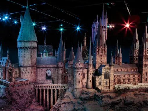 Model of Hogwarts at the Warner Bros. Studio Tour London