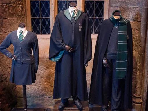 Slytherin costumers at Warner Bros. Studio Tour London