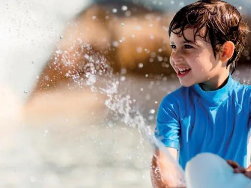 Boy playing at Disney's Blizzard Beach
