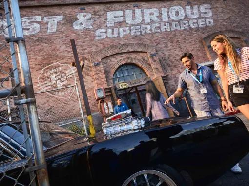 Fast and Furios Supercharged cars at Universal Studios Florida
