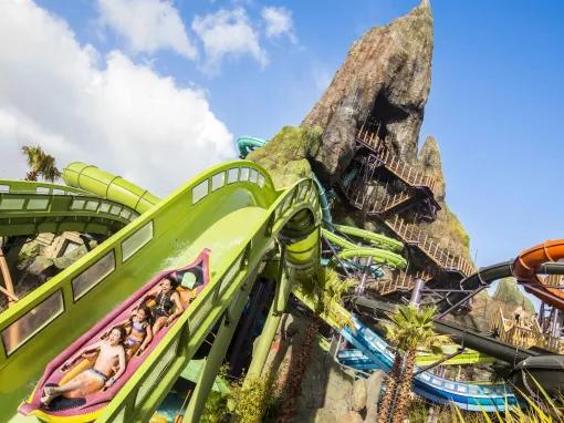 Krakatau Water Coaster at Universal's Volcano Bay Water Theme Park