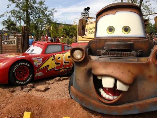 Lightning McQueen and Mater at Walt Disney Studios Park