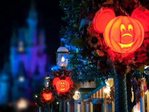 Halloween decorations at Disney After Hours Boo Bash at Magic Kingdom Park