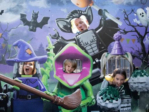 Kids enjoying Brick or Treat at LEGOLAND Windsor