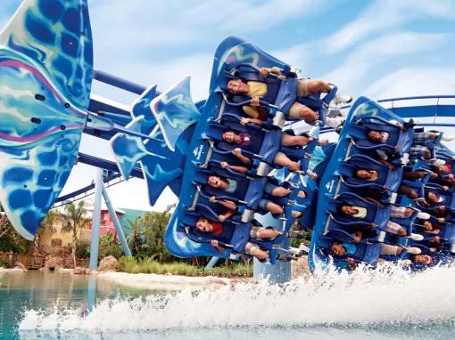 Manta rollercoaster at SeaWorld Orlando