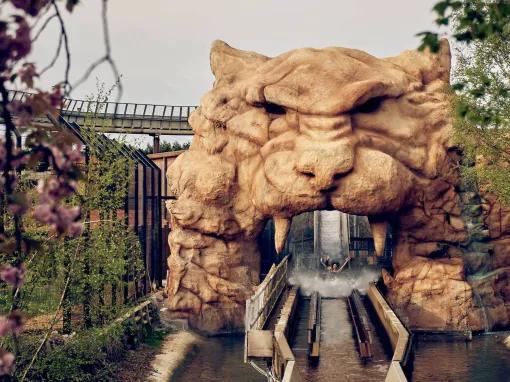 Splash down on Tiger Rock at Chessington World of Adventures