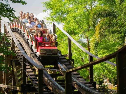 Coastersaurus ride at LEGOLAND Florida
