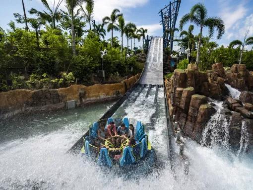 Infinity Falls Water Ride at SeaWorld Orlando