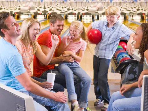 Two Games of Bowling for the Family with Meal and Drinks at Disco Bowl