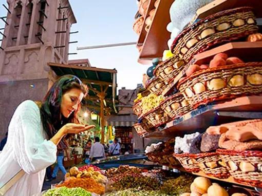 Woman in the Spice Souk Dubai