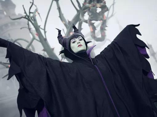 Maleficent at Disneyland Paris Halloween Party
