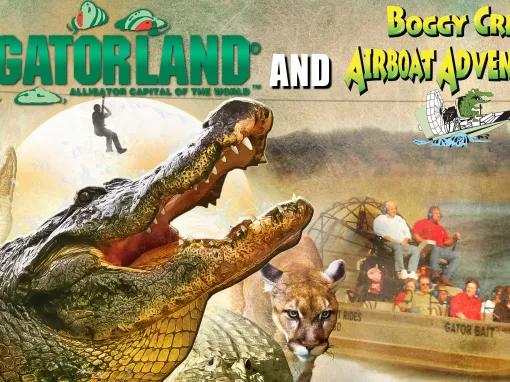 Gatorland and Boggy Creek Airboat Combo Ticket
