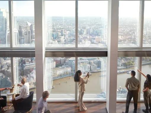 London The View from the Shard - View Window
