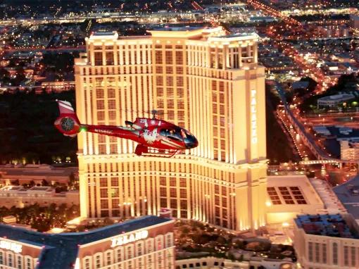 Las Vegas Strip Highlights Night Flight