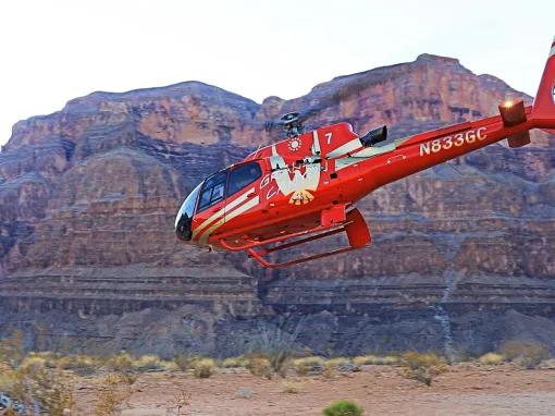 King of Canyons Sunset Helicopter Tour with Canyon Landing