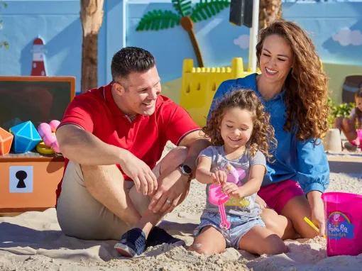 Pirate Island Sand Play at Peppa Pig Theme Park
