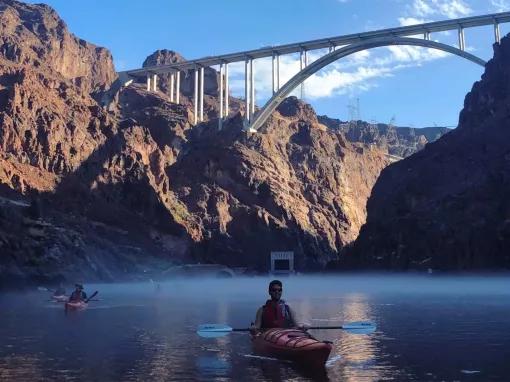 Las Vegas Guided Kayak Tour & Grand Canyon Helicopter Extended Air Tour Flight